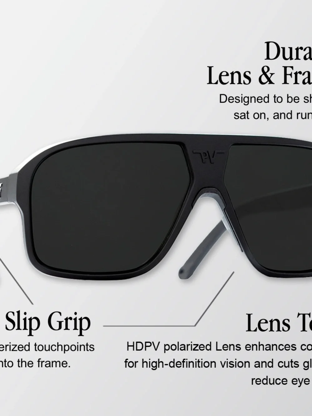 Pit Viper Flight Optics Sunglasses- BLACK